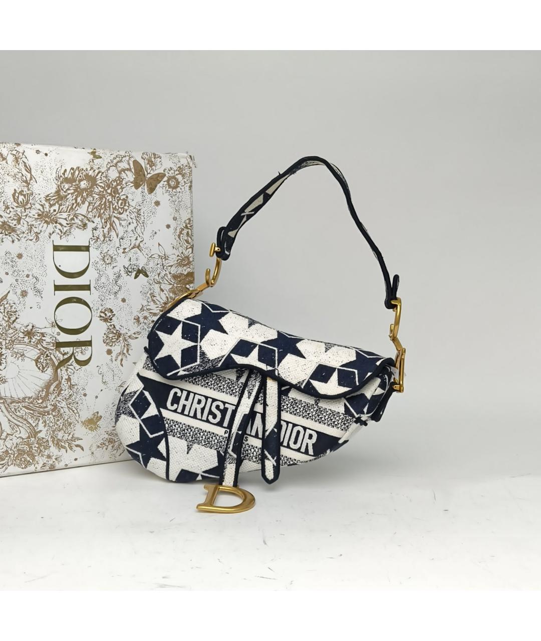CHRISTIAN DIOR Синяя сумка через плечо, фото 9