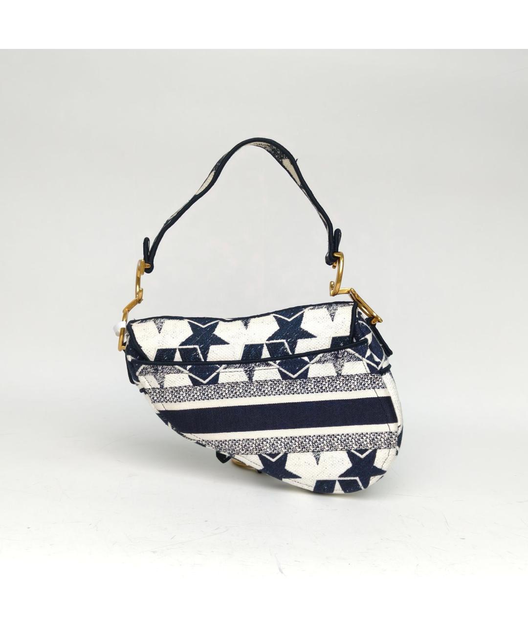 CHRISTIAN DIOR Синяя сумка через плечо, фото 4