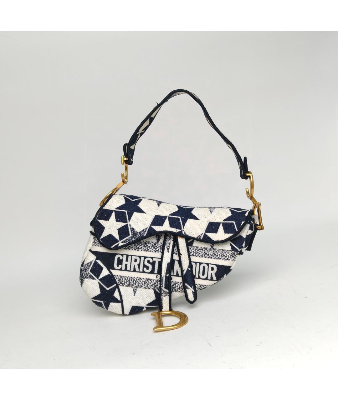 CHRISTIAN DIOR Синяя сумка через плечо, фото 2