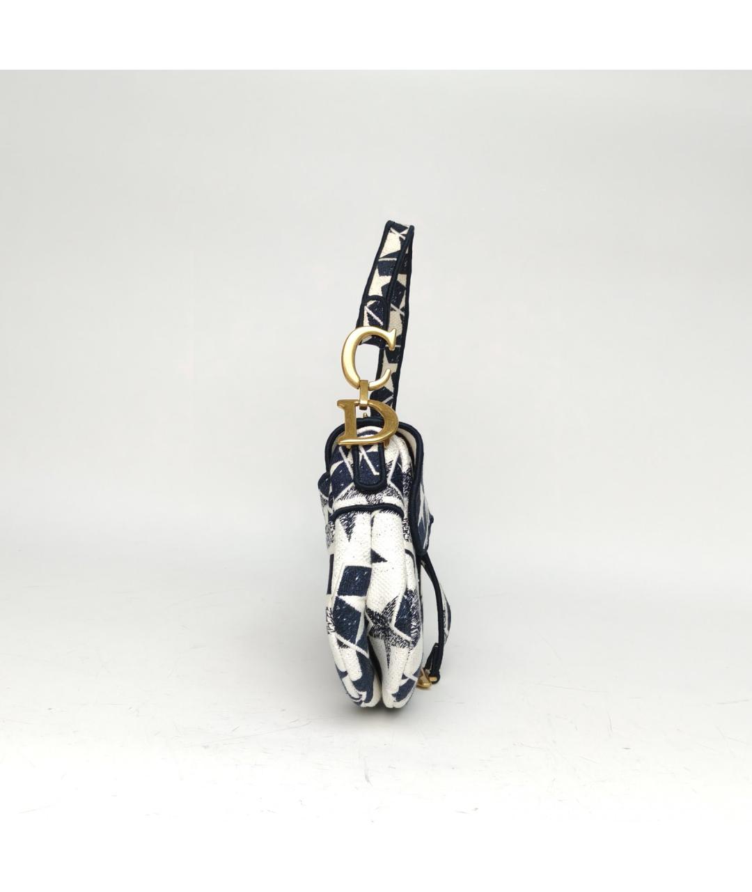 CHRISTIAN DIOR Синяя сумка через плечо, фото 5