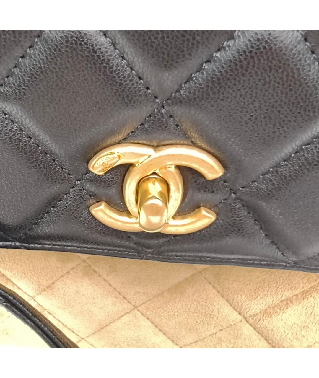 CHANEL Бежевая замшевая сумка через плечо, фото 8