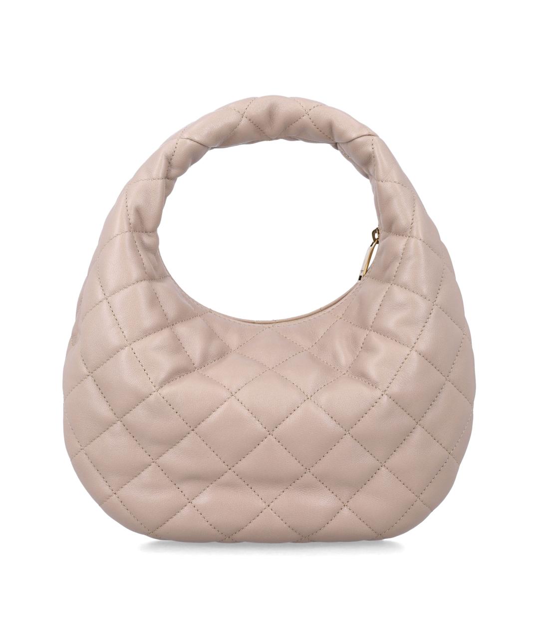 SAINT LAURENT Бежевая кожаная сумка тоут, фото 3