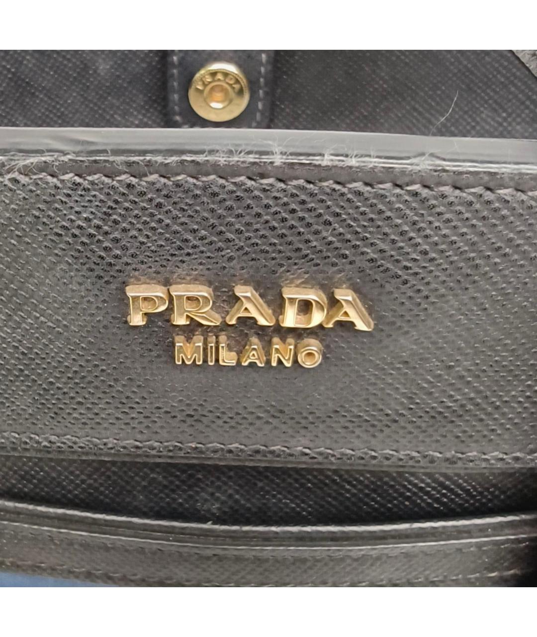 PRADA Мульти кожаная сумка с короткими ручками, фото 5