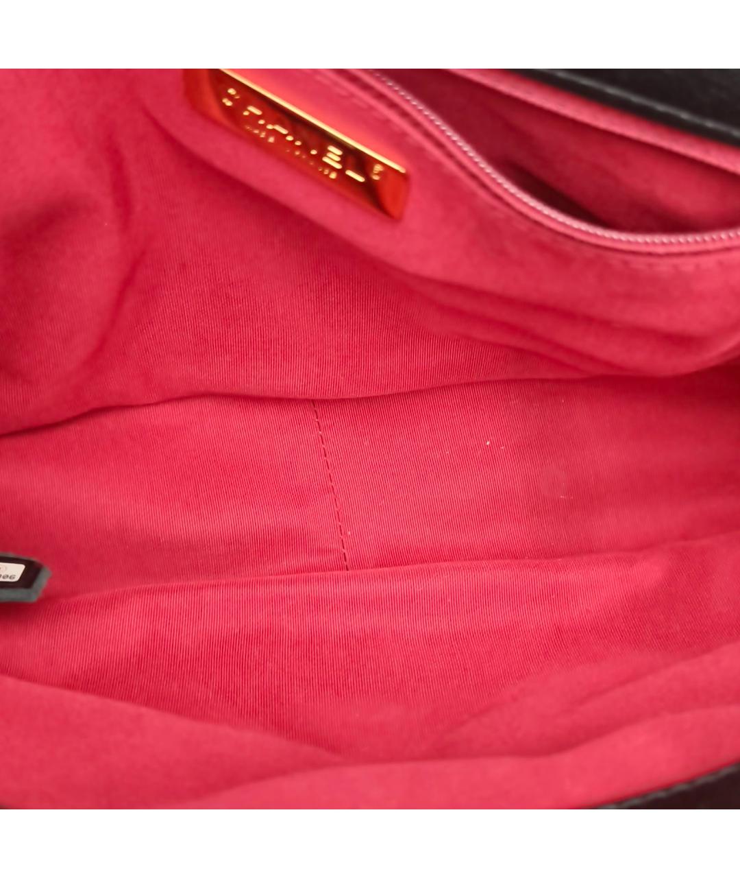 CHANEL Черная кожаная сумка через плечо, фото 8