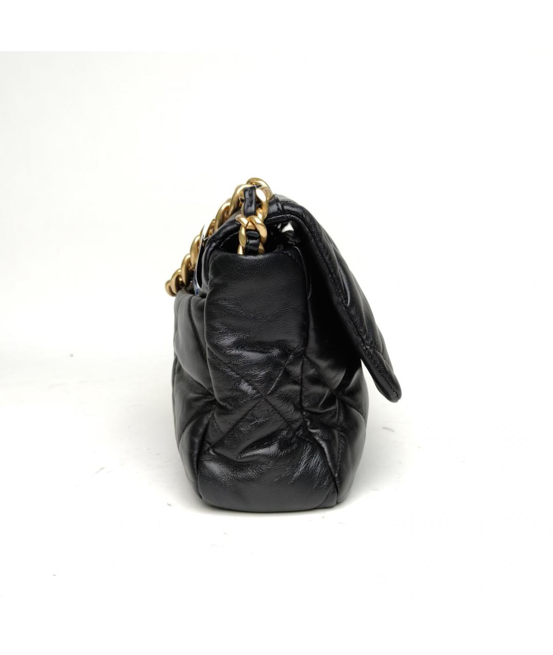 CHANEL Черная кожаная сумка через плечо, фото 5