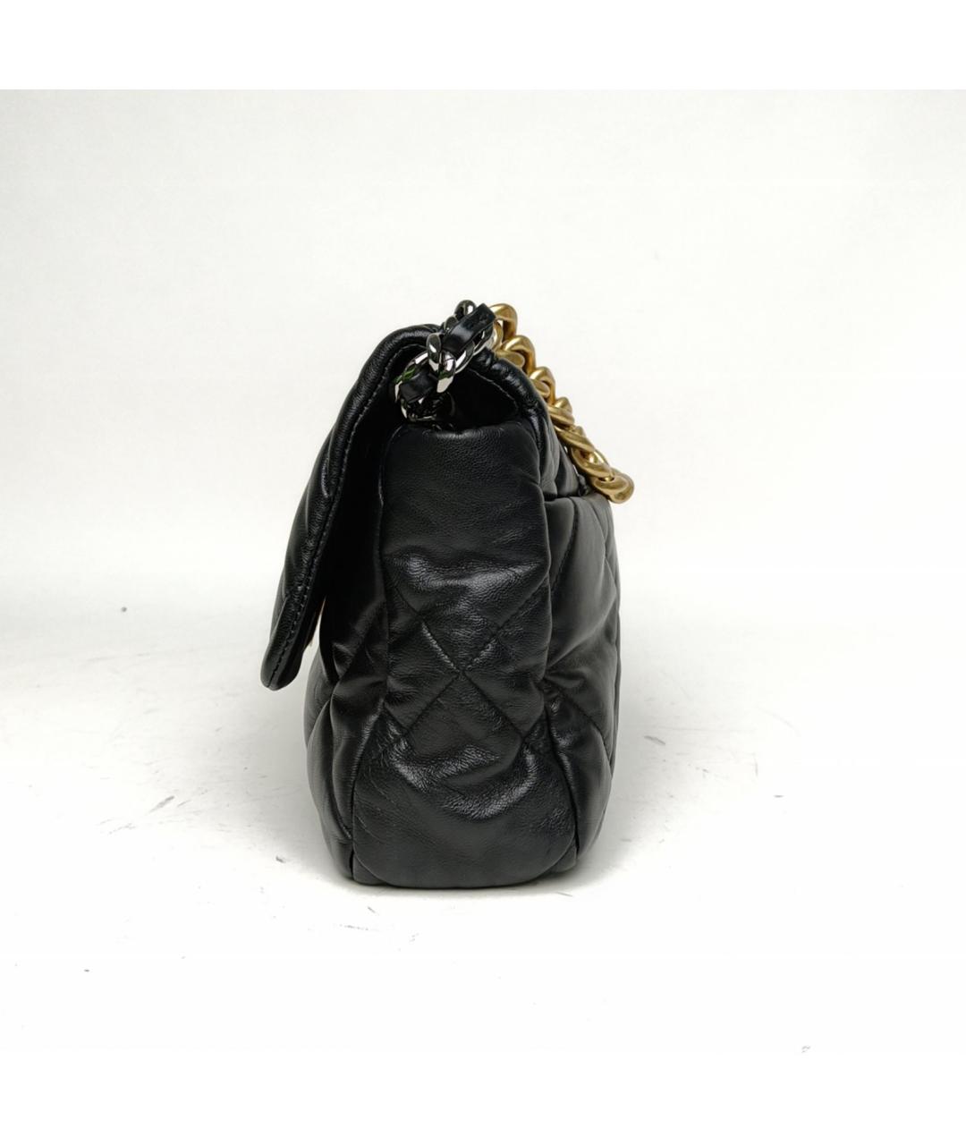 CHANEL Черная кожаная сумка через плечо, фото 3