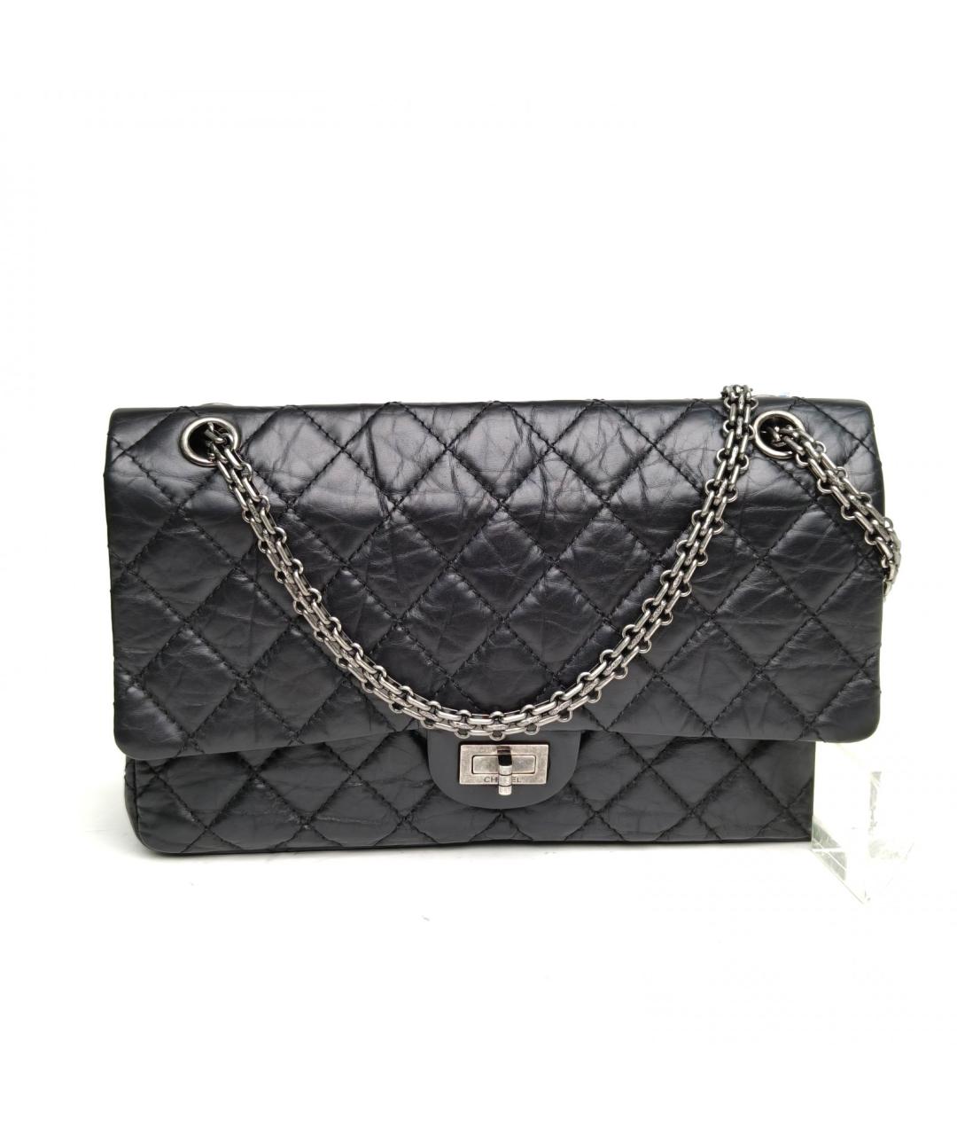 CHANEL Черная кожаная сумка через плечо, фото 2