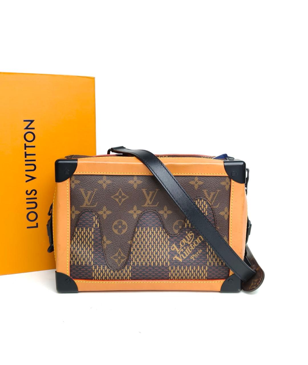 LOUIS VUITTON Коричневая сумка через плечо, фото 8