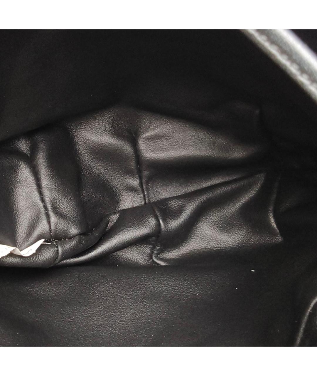 BOTTEGA VENETA Черная кожаная сумка через плечо, фото 7