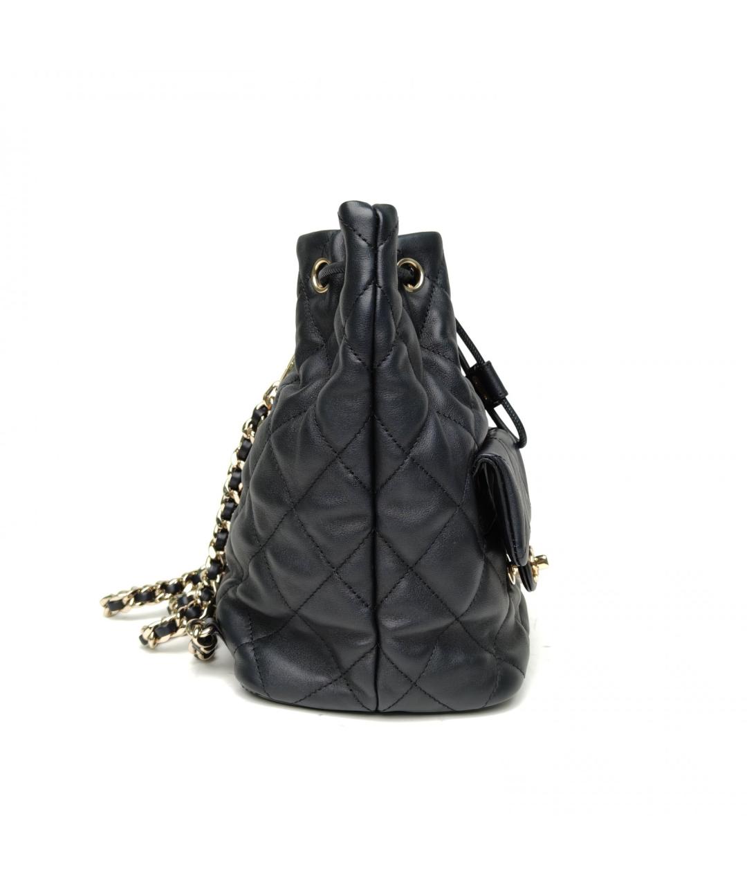 CHANEL Черный кожаный рюкзак, фото 5