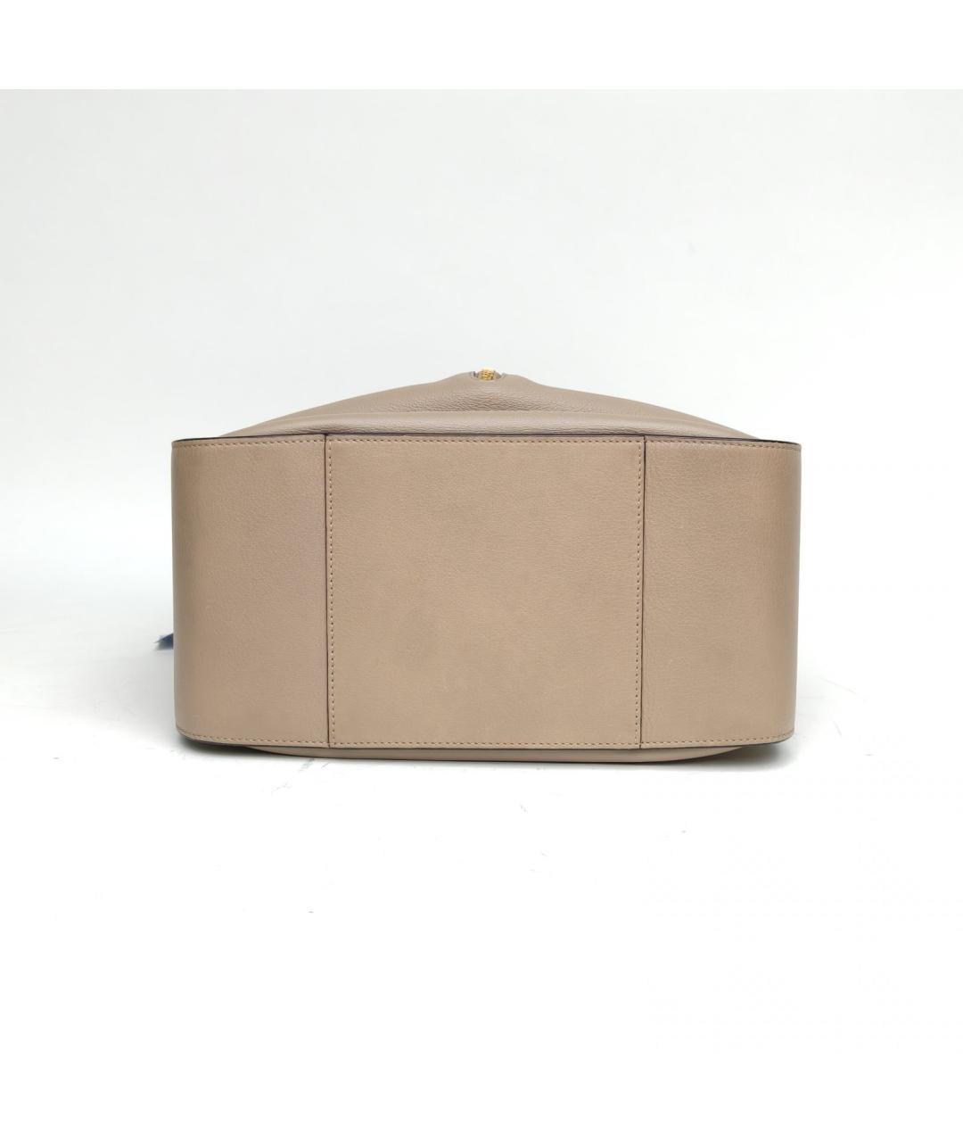 LOEWE Серая кожаная сумка через плечо, фото 6