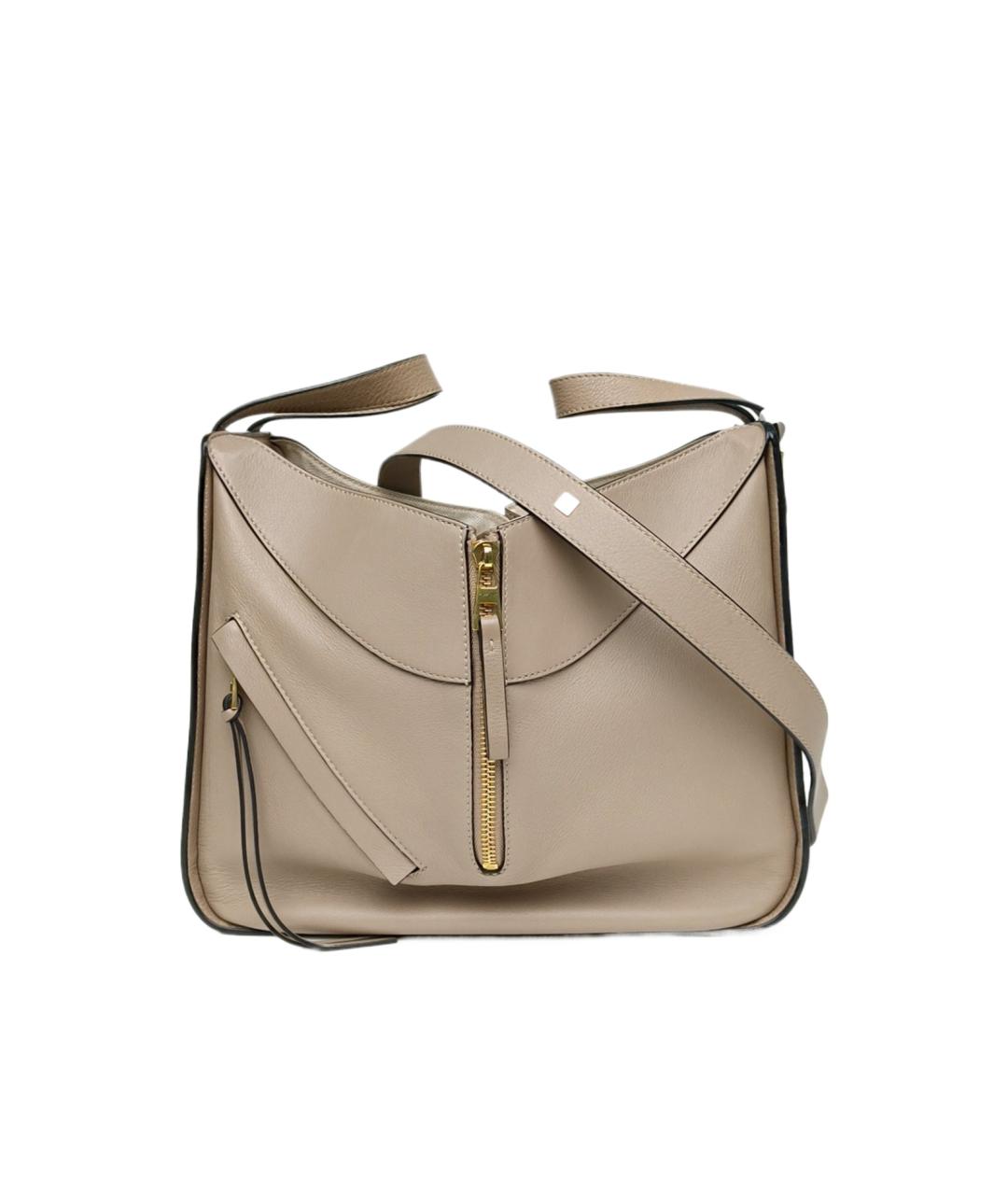 LOEWE Серая кожаная сумка через плечо, фото 9