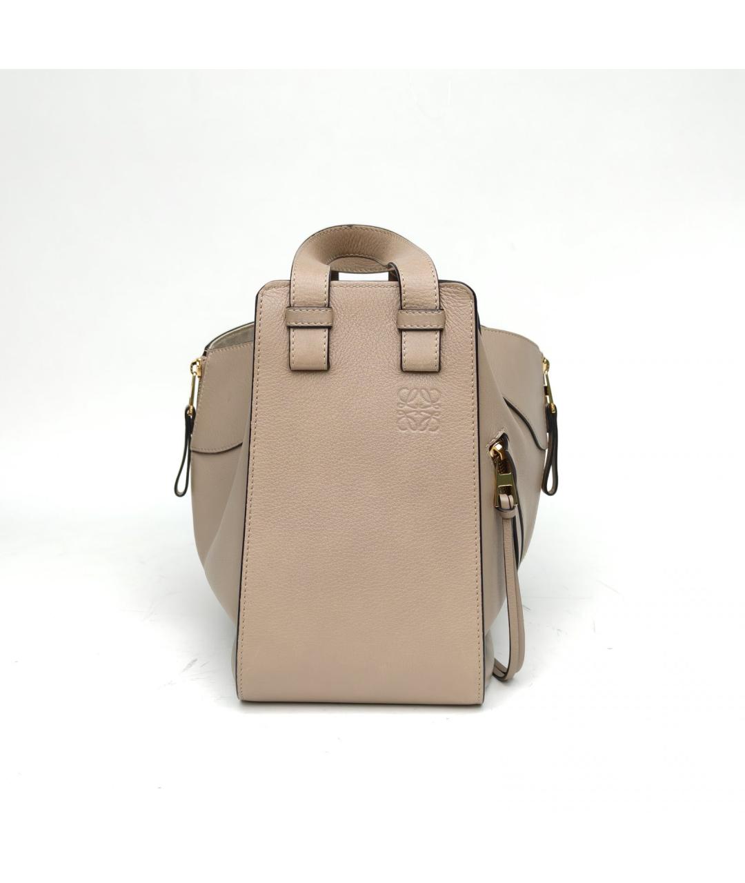 LOEWE Серая кожаная сумка через плечо, фото 5