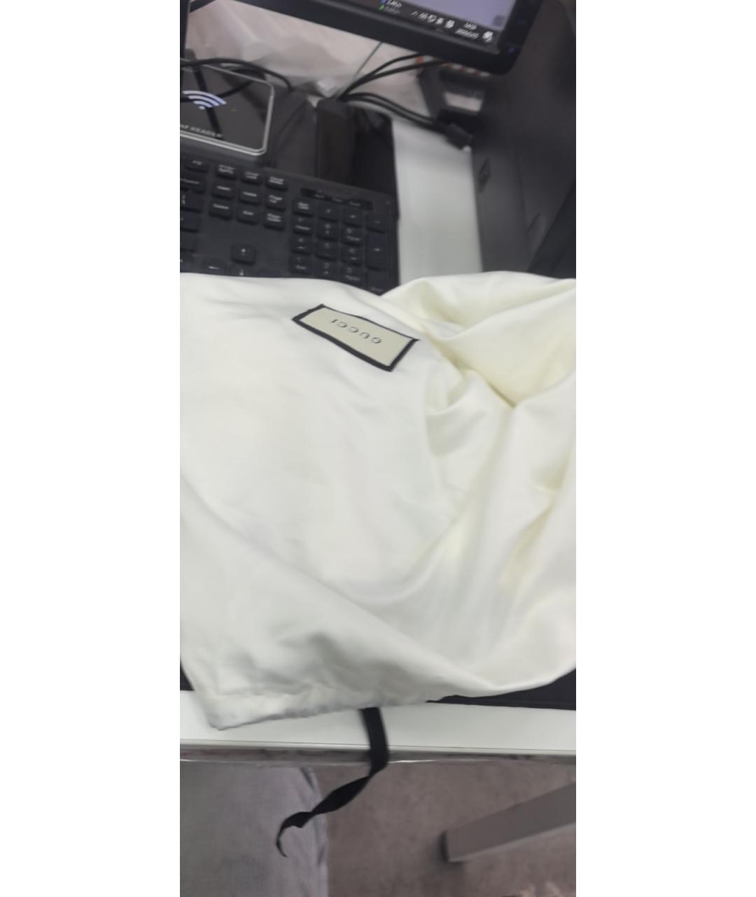 GUCCI Серая кожаная сумка через плечо, фото 9