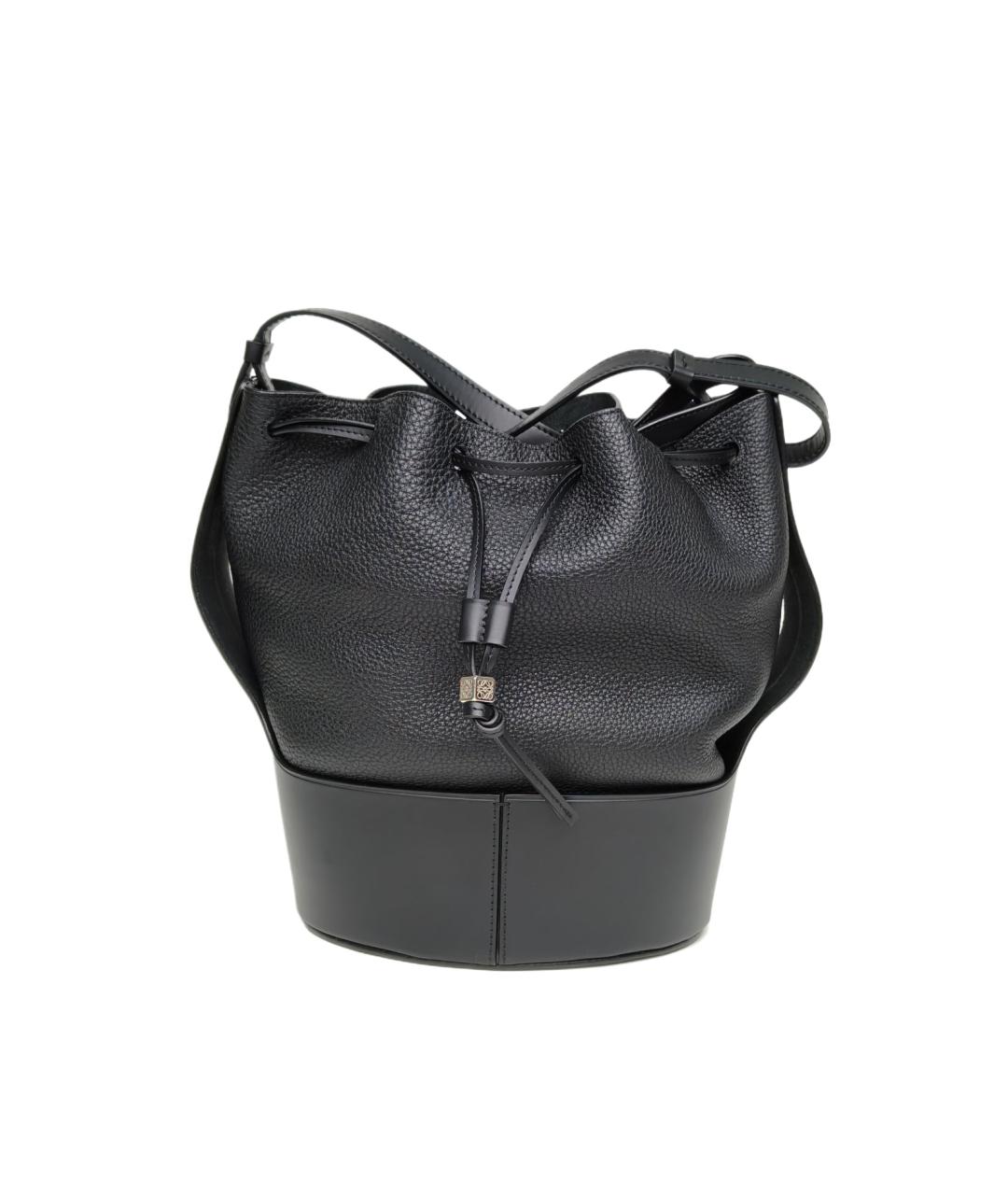 LOEWE Черная кожаная сумка через плечо, фото 1