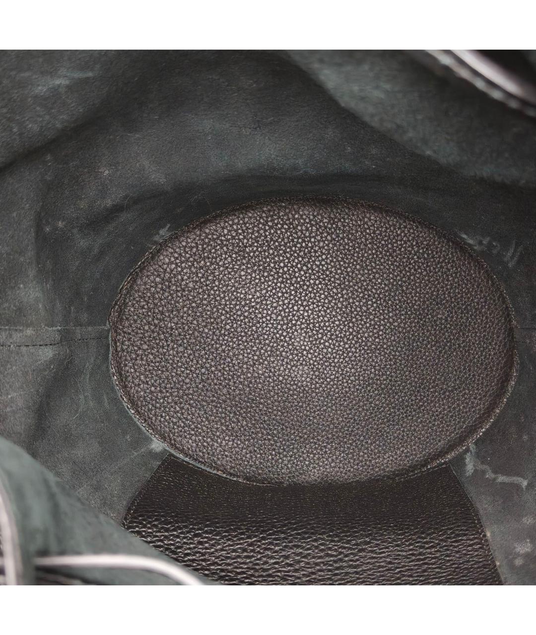 LOEWE Черная кожаная сумка через плечо, фото 6