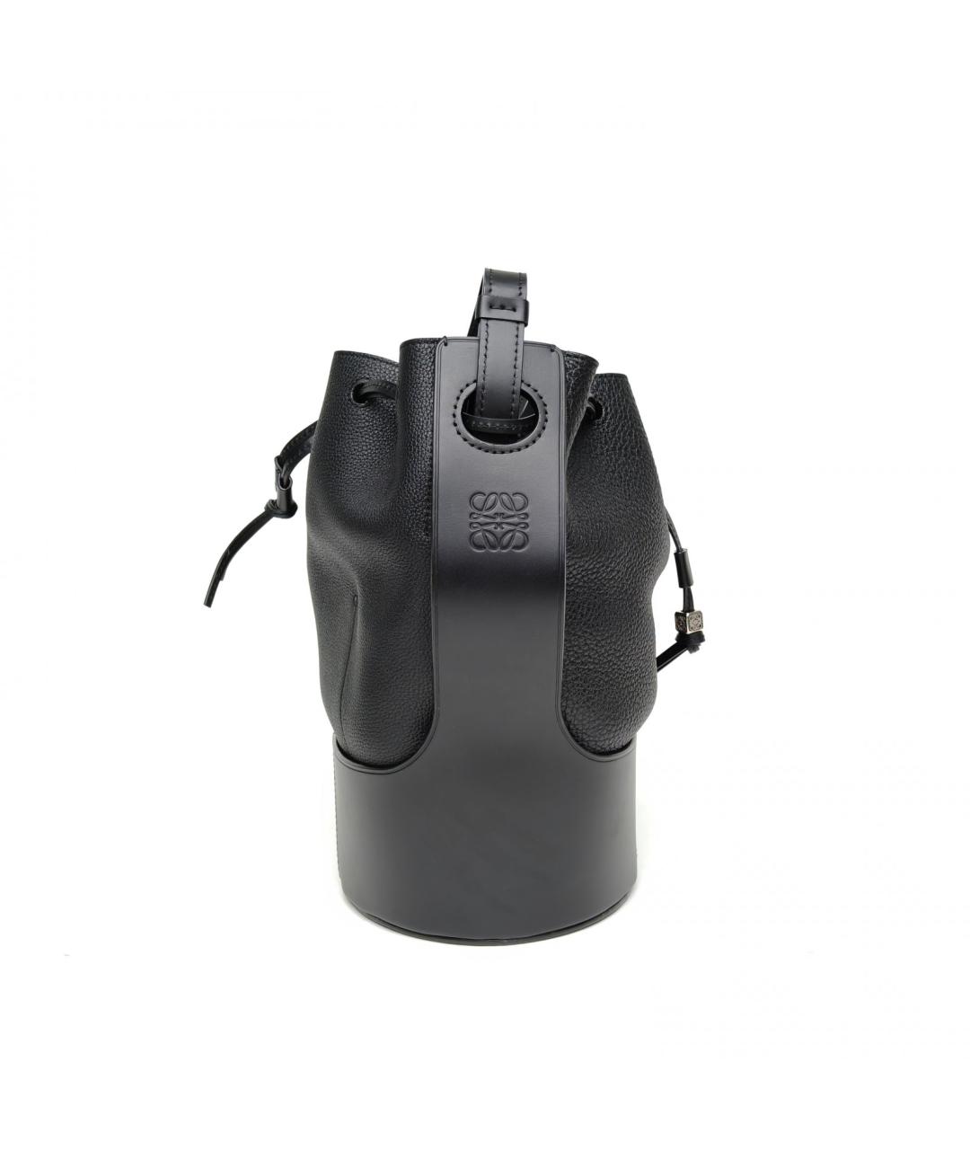 LOEWE Черная кожаная сумка через плечо, фото 5