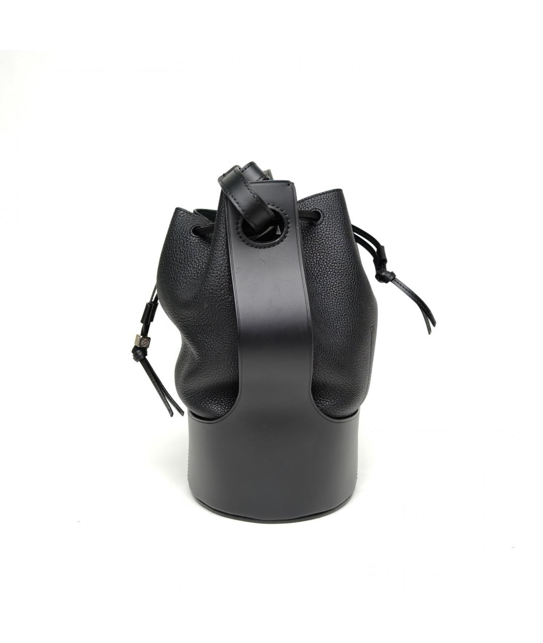 LOEWE Черная кожаная сумка через плечо, фото 3