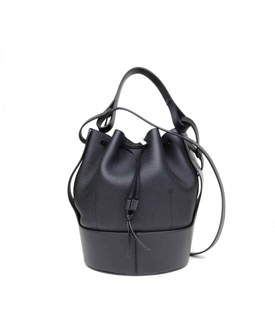 LOEWE Черная кожаная сумка через плечо, фото 4