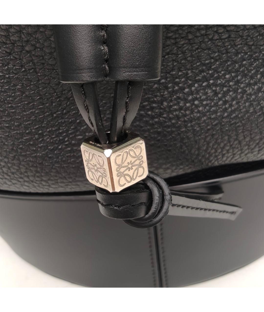 LOEWE Черная кожаная сумка через плечо, фото 8