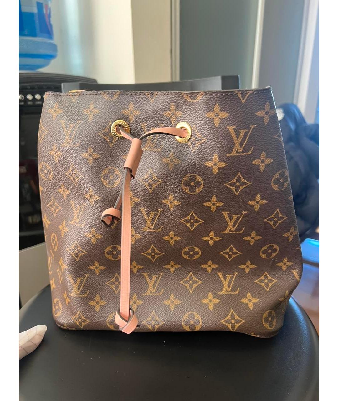 LOUIS VUITTON Коричневая сумка через плечо, фото 9