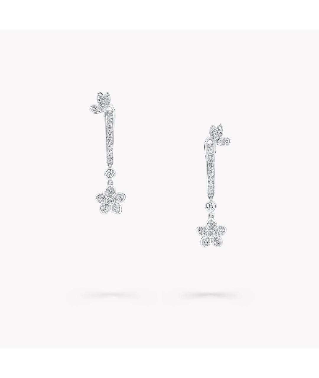 GRAFF Серебряные серьги из белого золота, фото 3