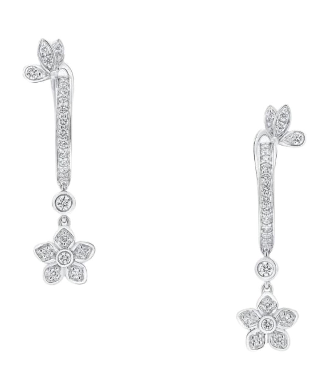 GRAFF Серебряные серьги из белого золота, фото 1