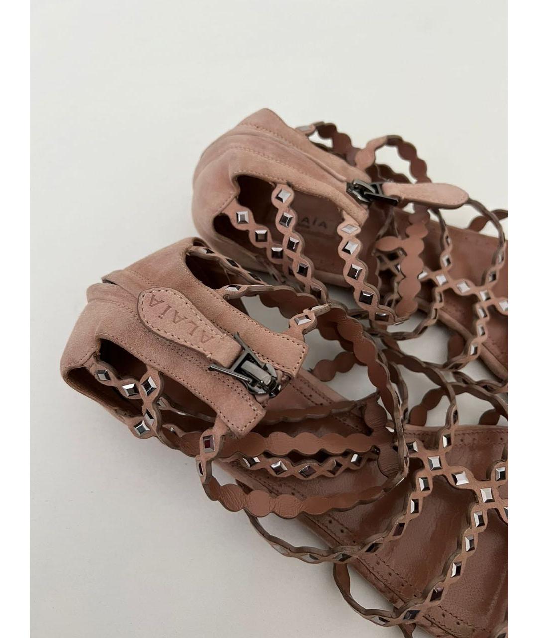 ALAIA Замшевые сандалии, фото 3