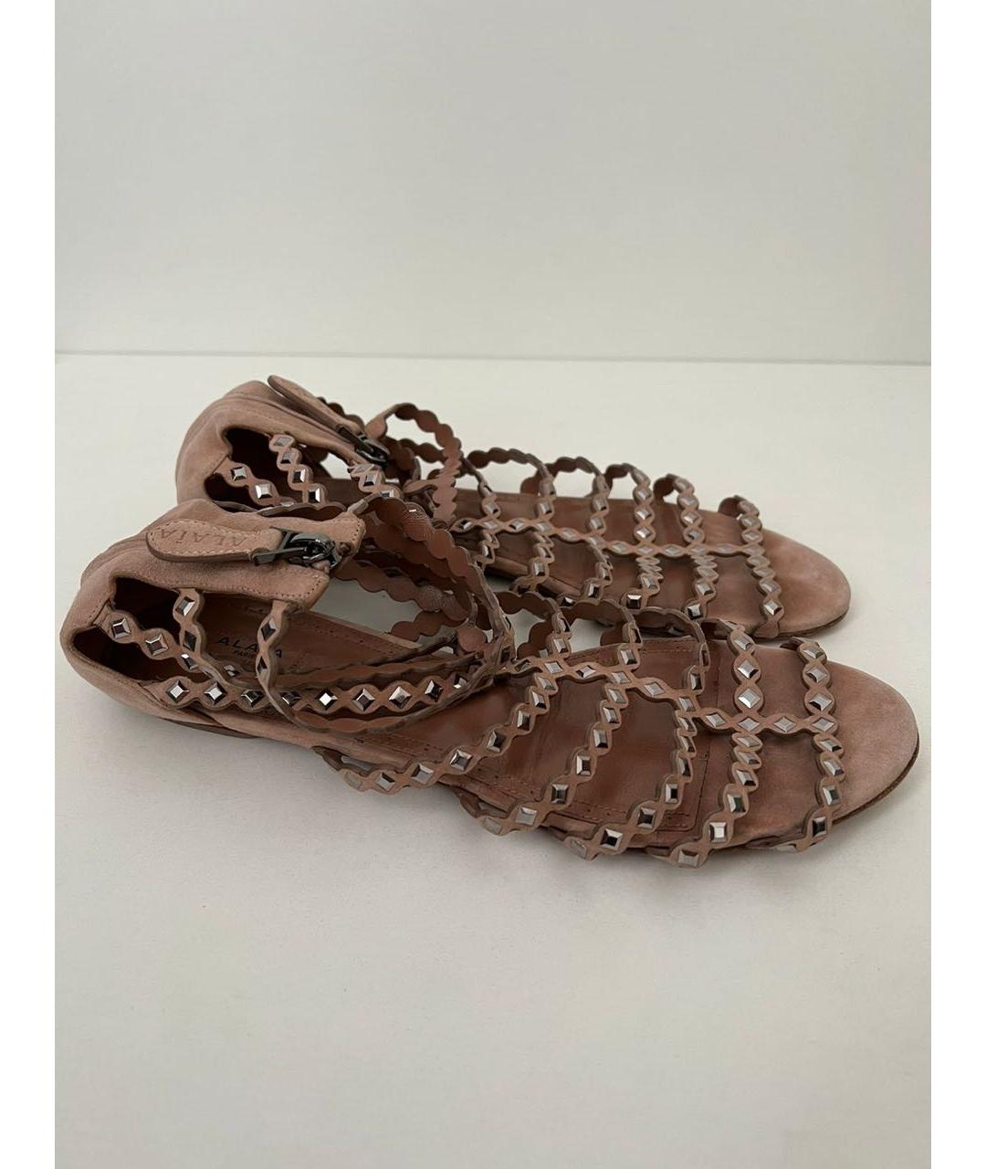 ALAIA Замшевые сандалии, фото 9