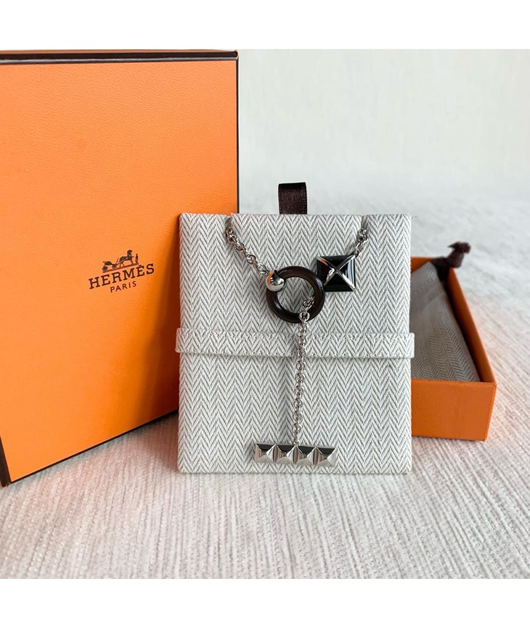 HERMES Серебряное колье, фото 3