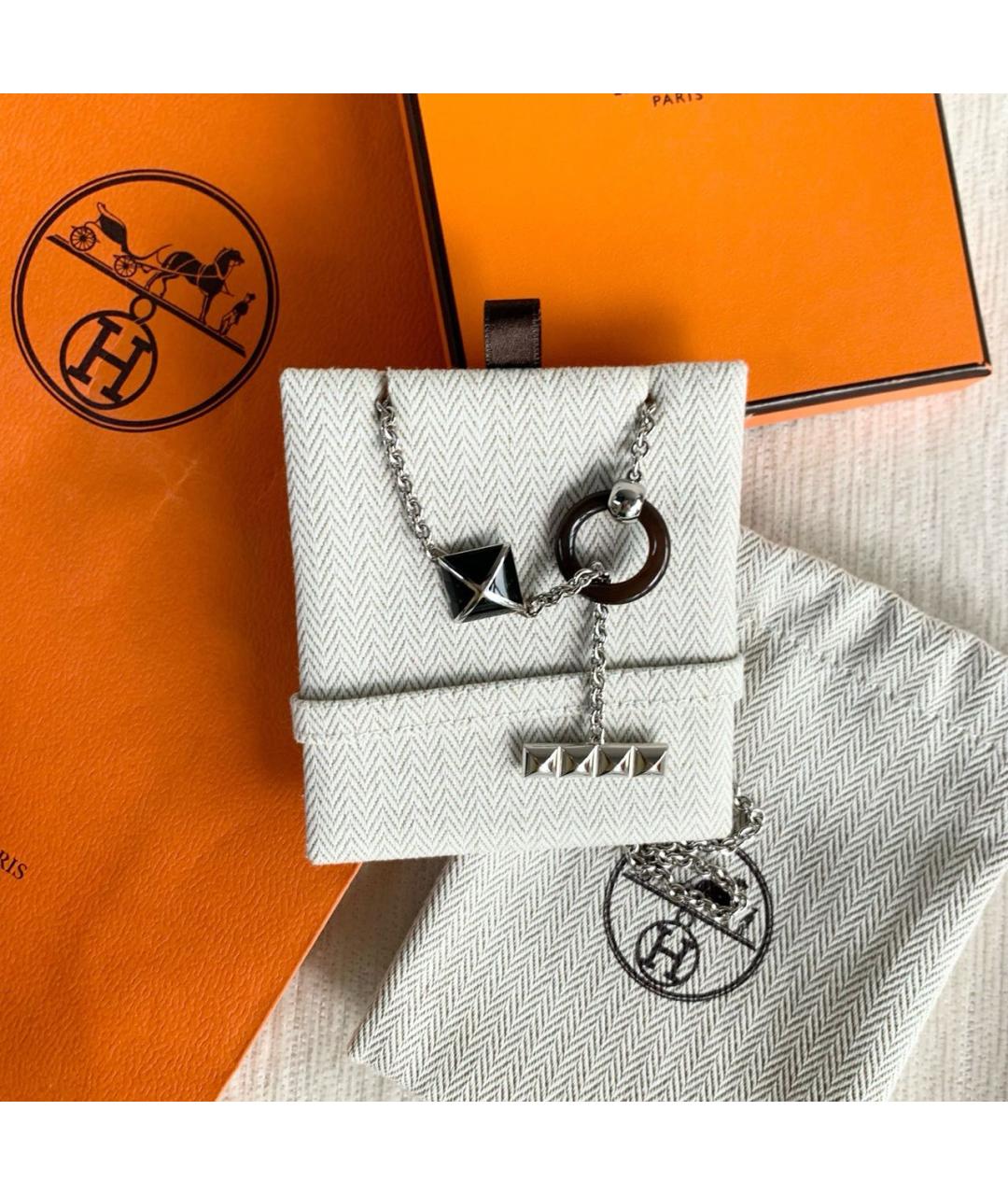 HERMES Серебряное колье, фото 9