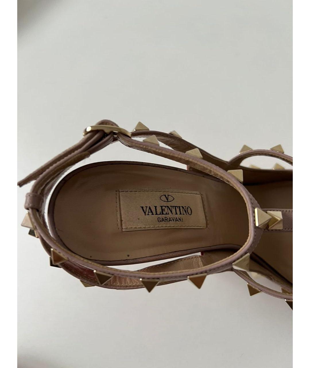 VALENTINO Красные кожаные туфли, фото 3