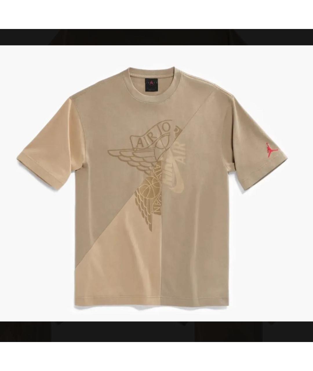 NIKE Темно-синяя хлопковая футболка, фото 7