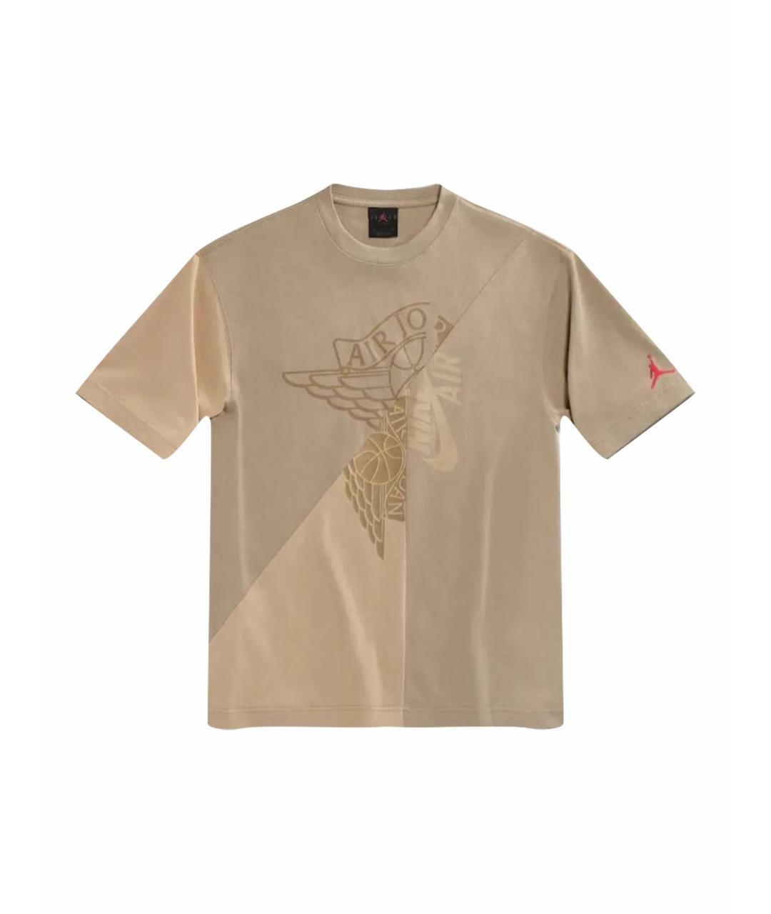 NIKE Темно-синяя хлопковая футболка, фото 1