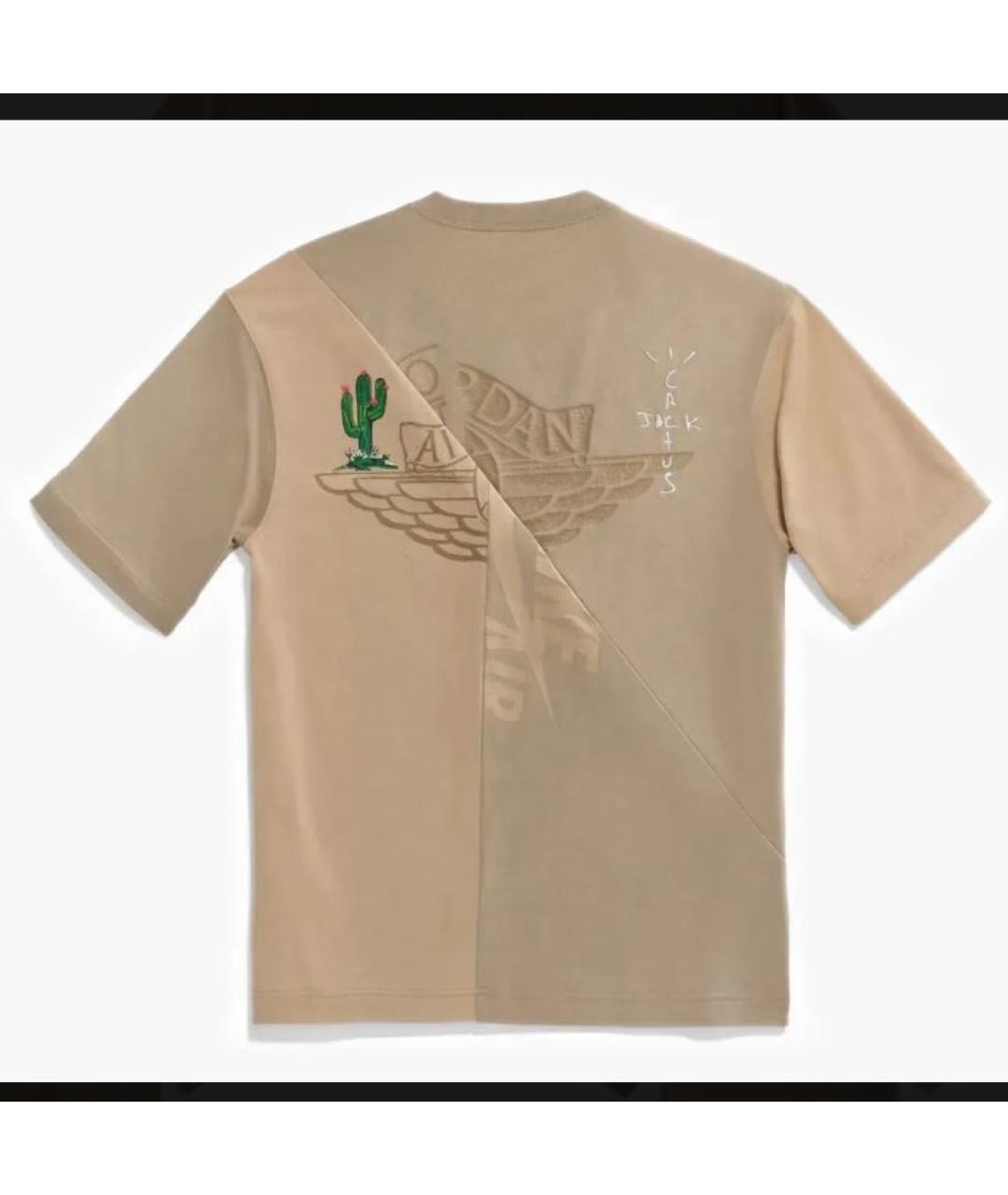 NIKE Темно-синяя хлопковая футболка, фото 2