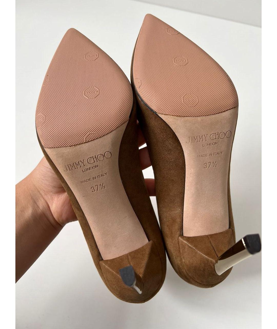 JIMMY CHOO Замшевые туфли, фото 8