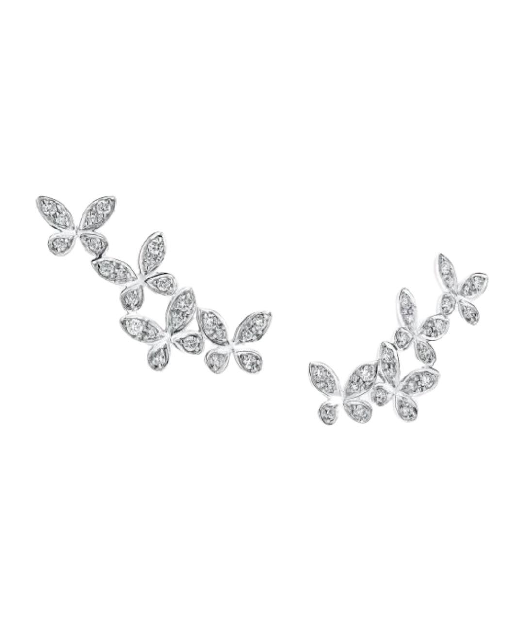 GRAFF Серебряные серьги из белого золота, фото 1