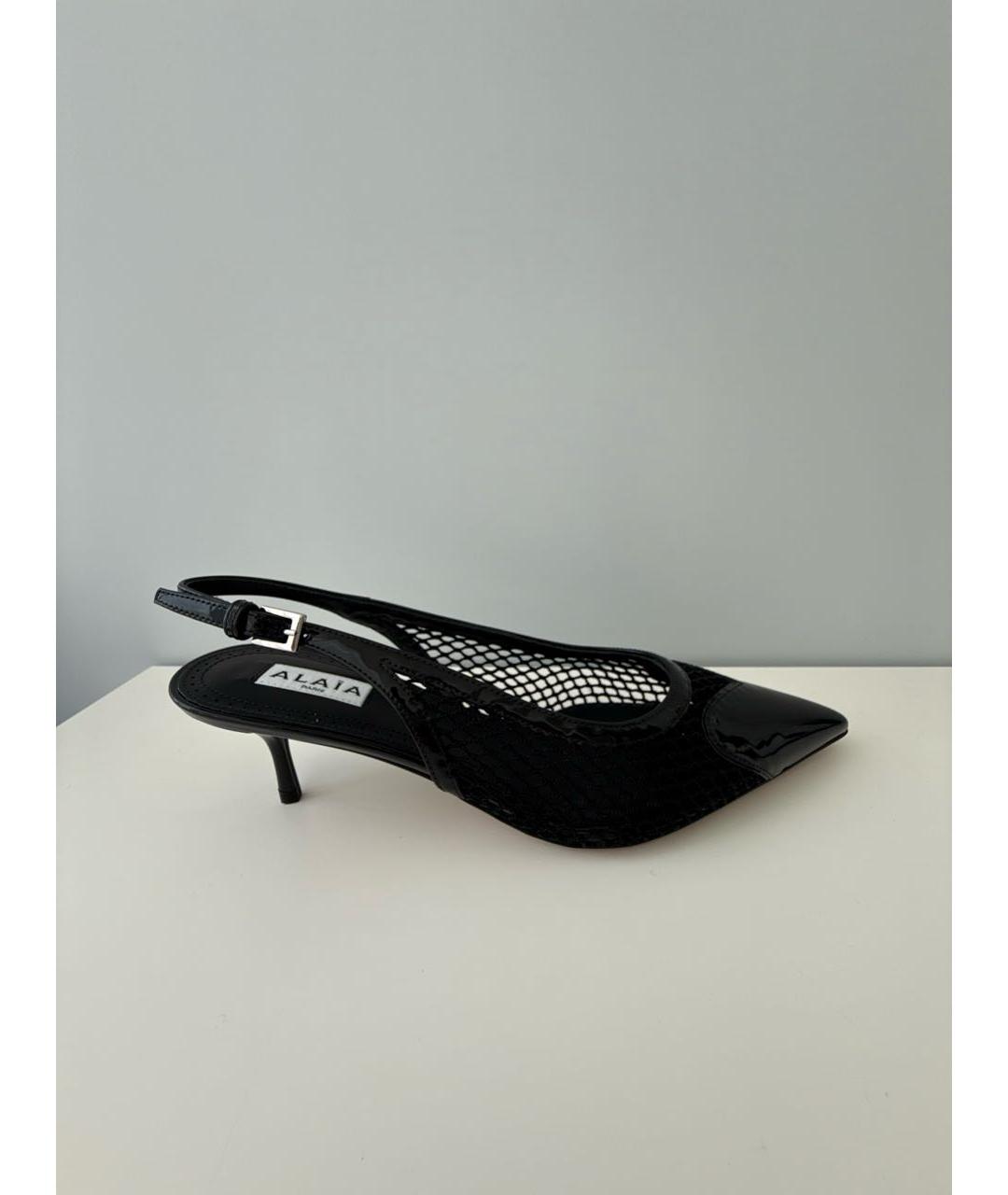 ALAIA Черные туфли из лакированной кожи, фото 9