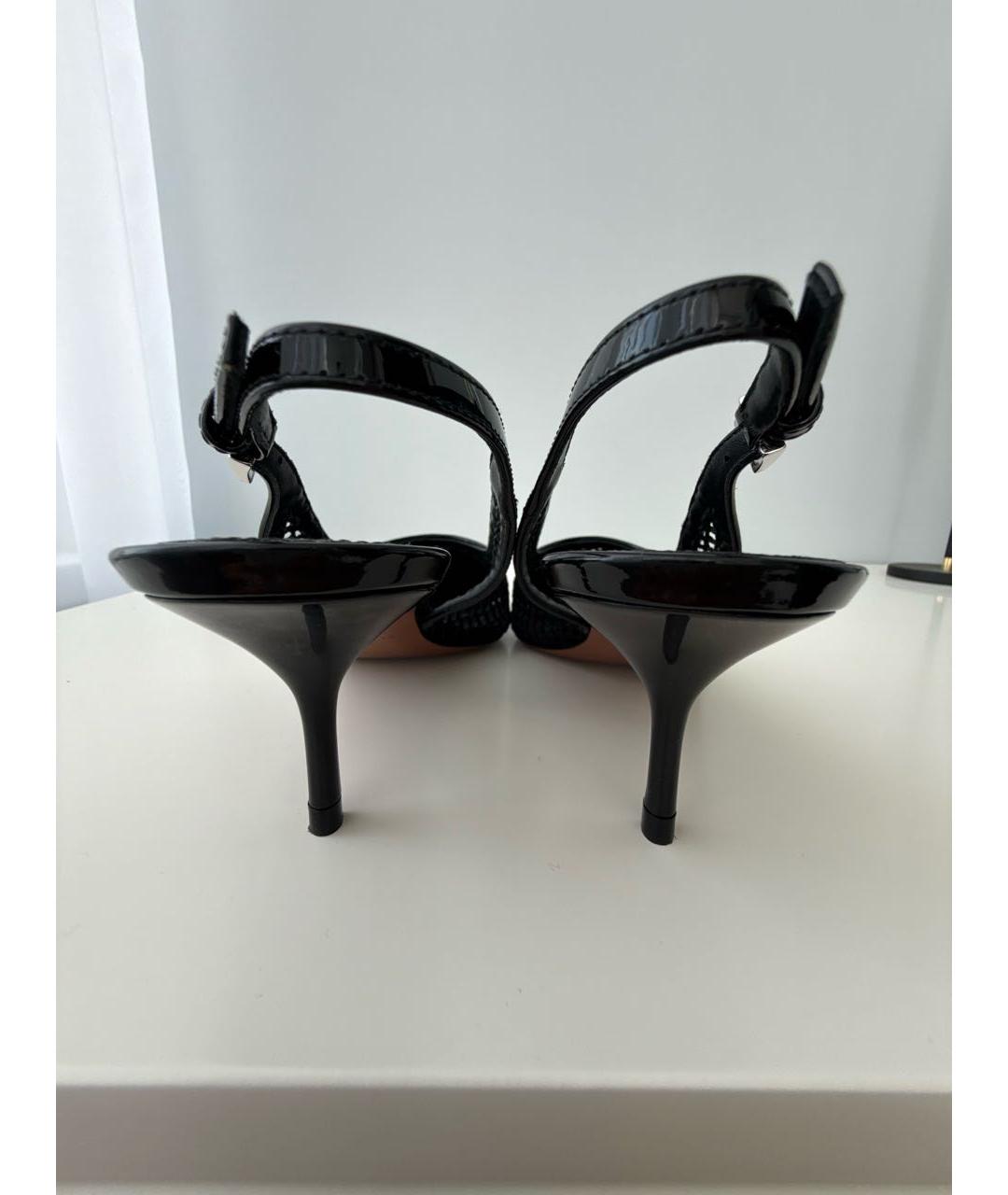 ALAIA Черные туфли из лакированной кожи, фото 4