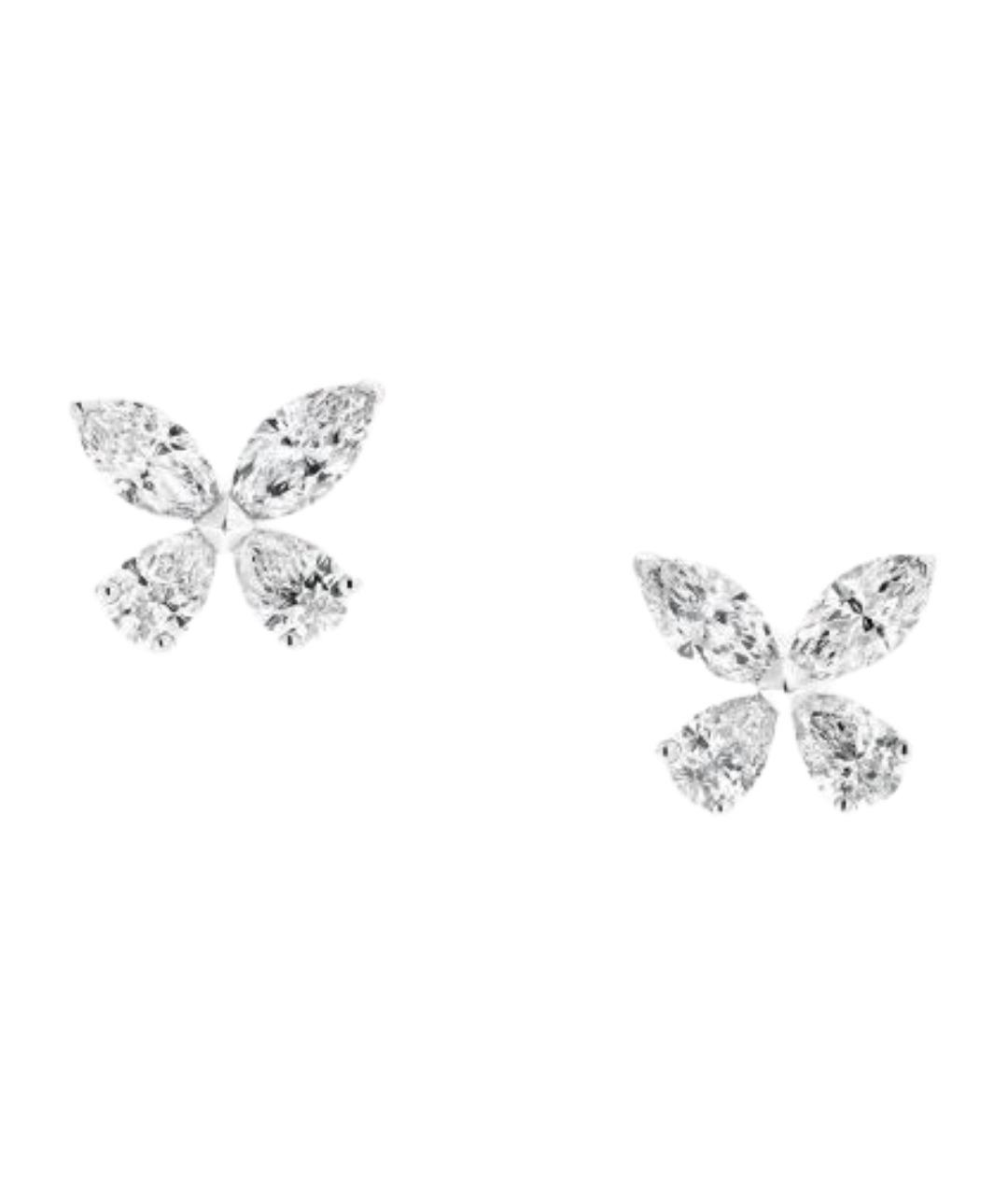 GRAFF Серебряные серьги из белого золота, фото 1