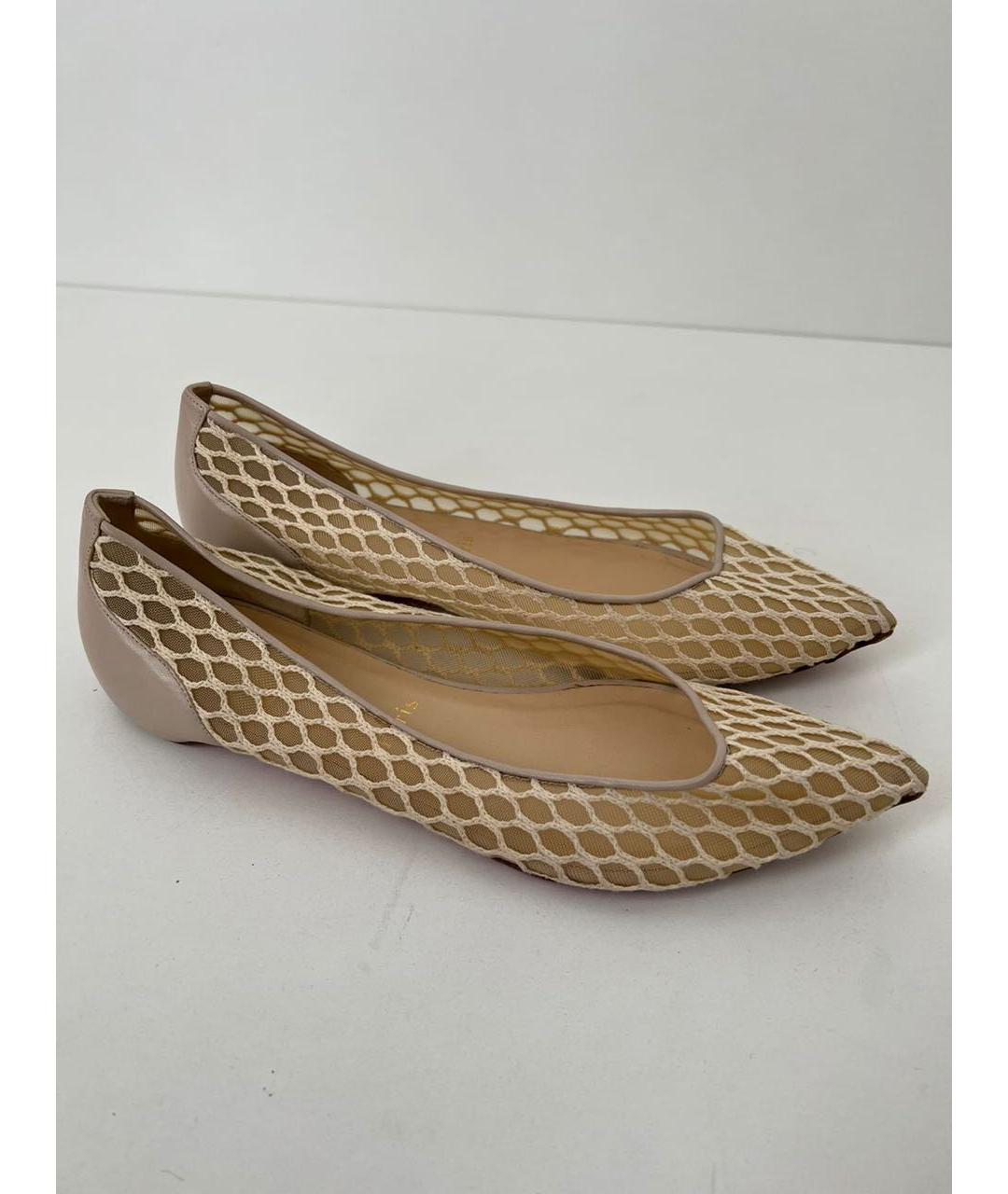 CHRISTIAN LOUBOUTIN Бежевые балетки, фото 9