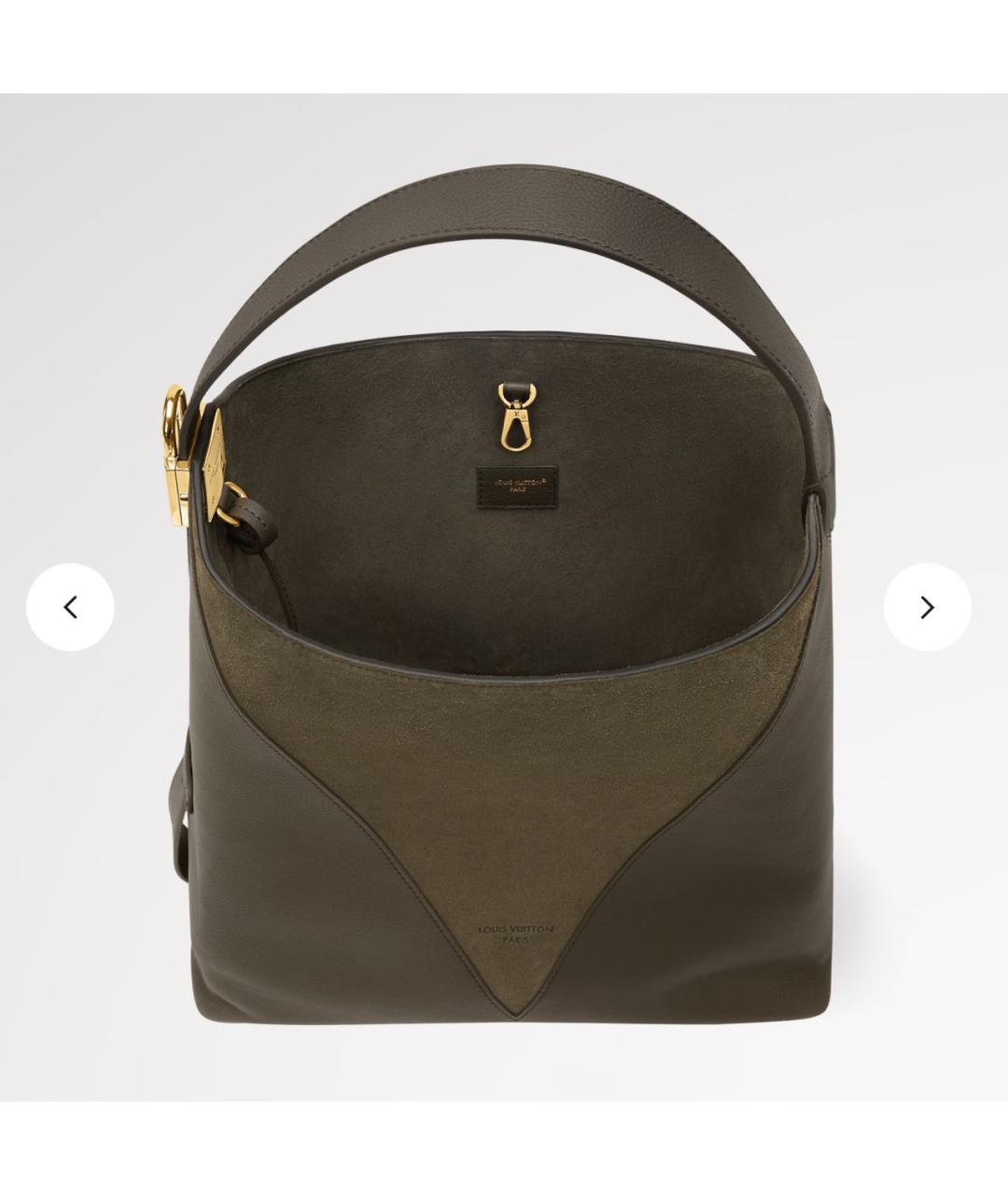 LOUIS VUITTON Хаки сумка тоут, фото 3
