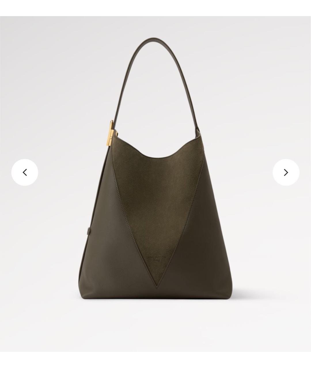 LOUIS VUITTON Хаки сумка тоут, фото 5