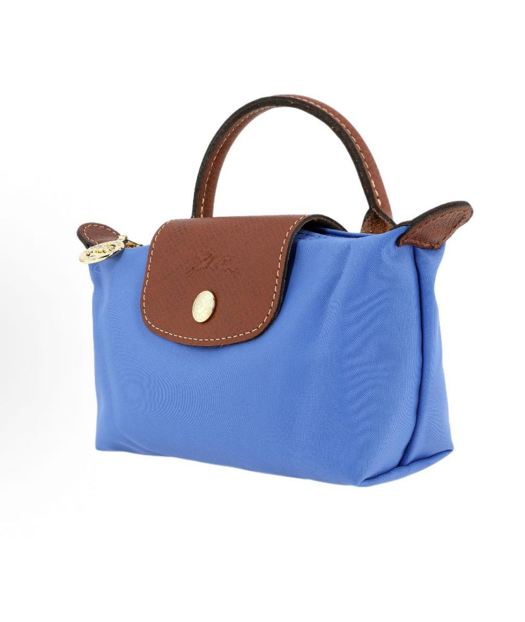 LONGCHAMP Синяя сумка с короткими ручками, фото 2