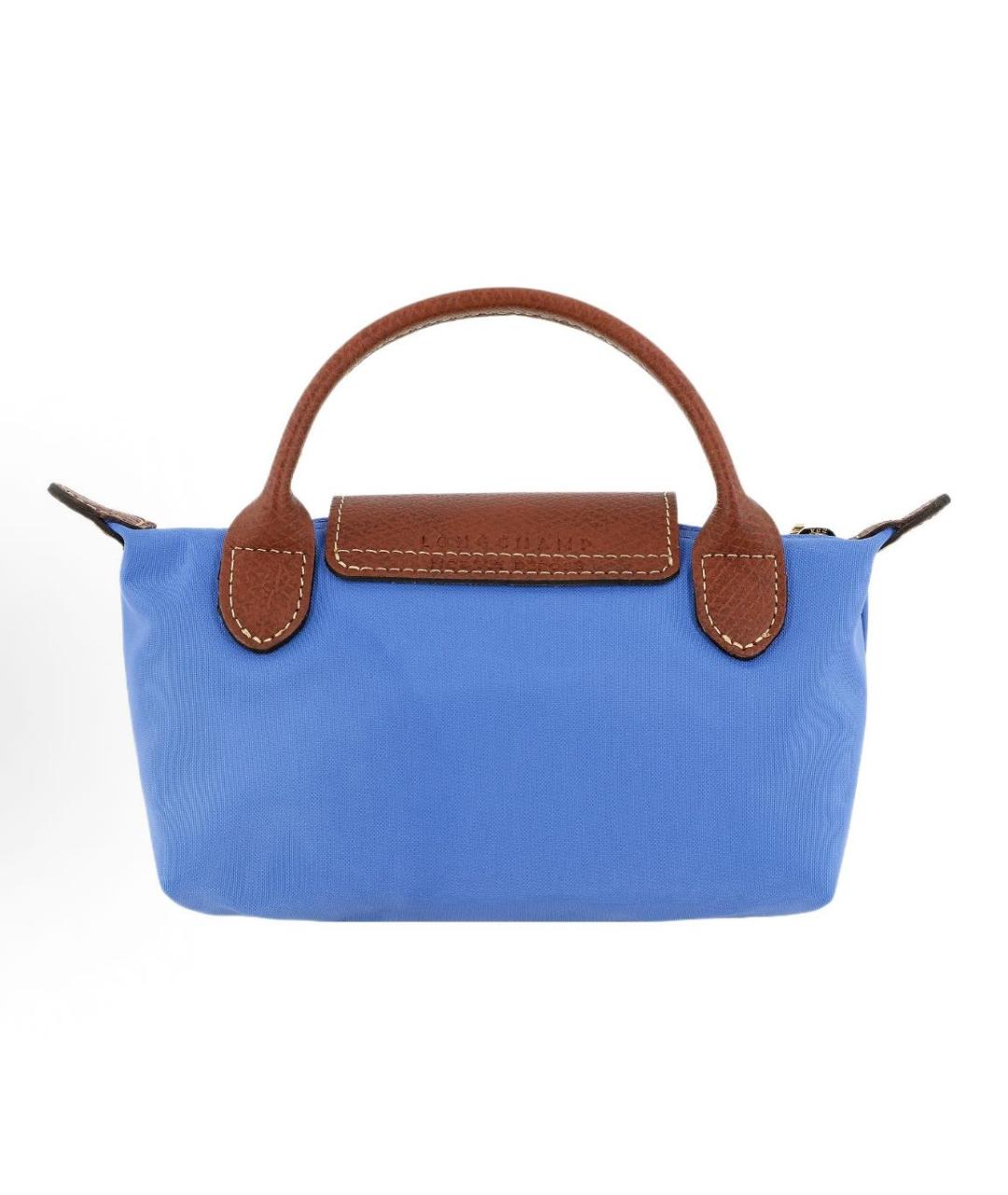 LONGCHAMP Синяя сумка с короткими ручками, фото 3