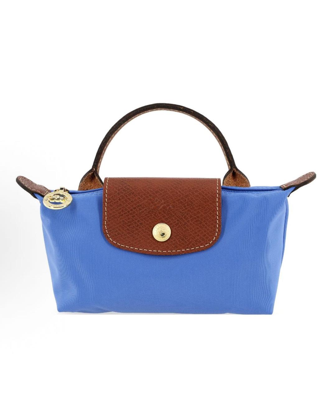 LONGCHAMP Синяя сумка с короткими ручками, фото 8