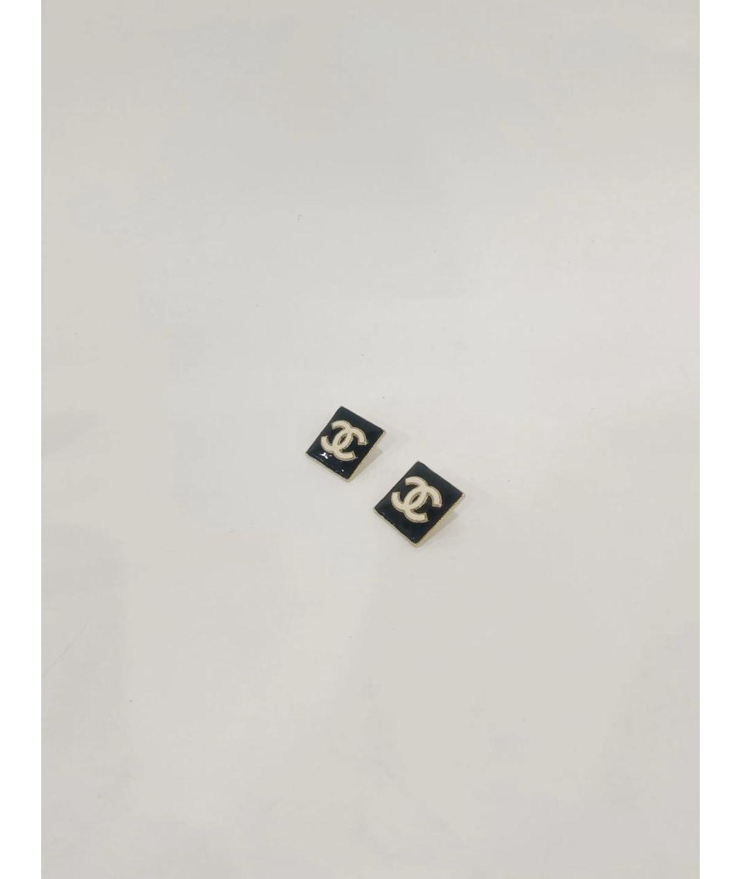 CHANEL Золотые серьги, фото 3