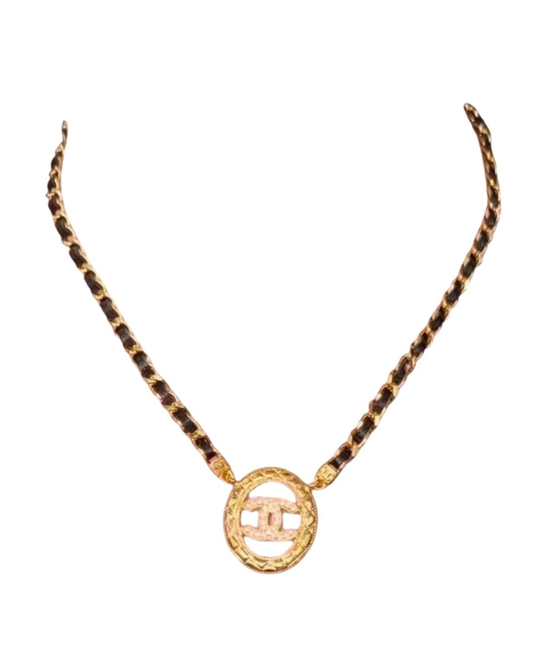 CHANEL Золотая подвеска, фото 1