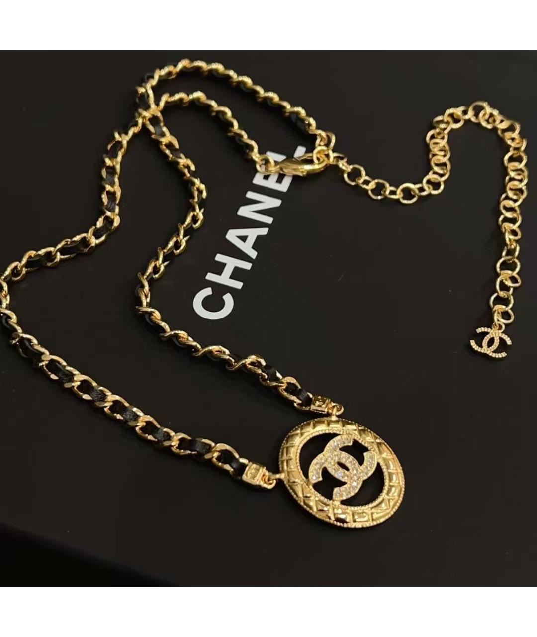CHANEL Золотая подвеска, фото 5