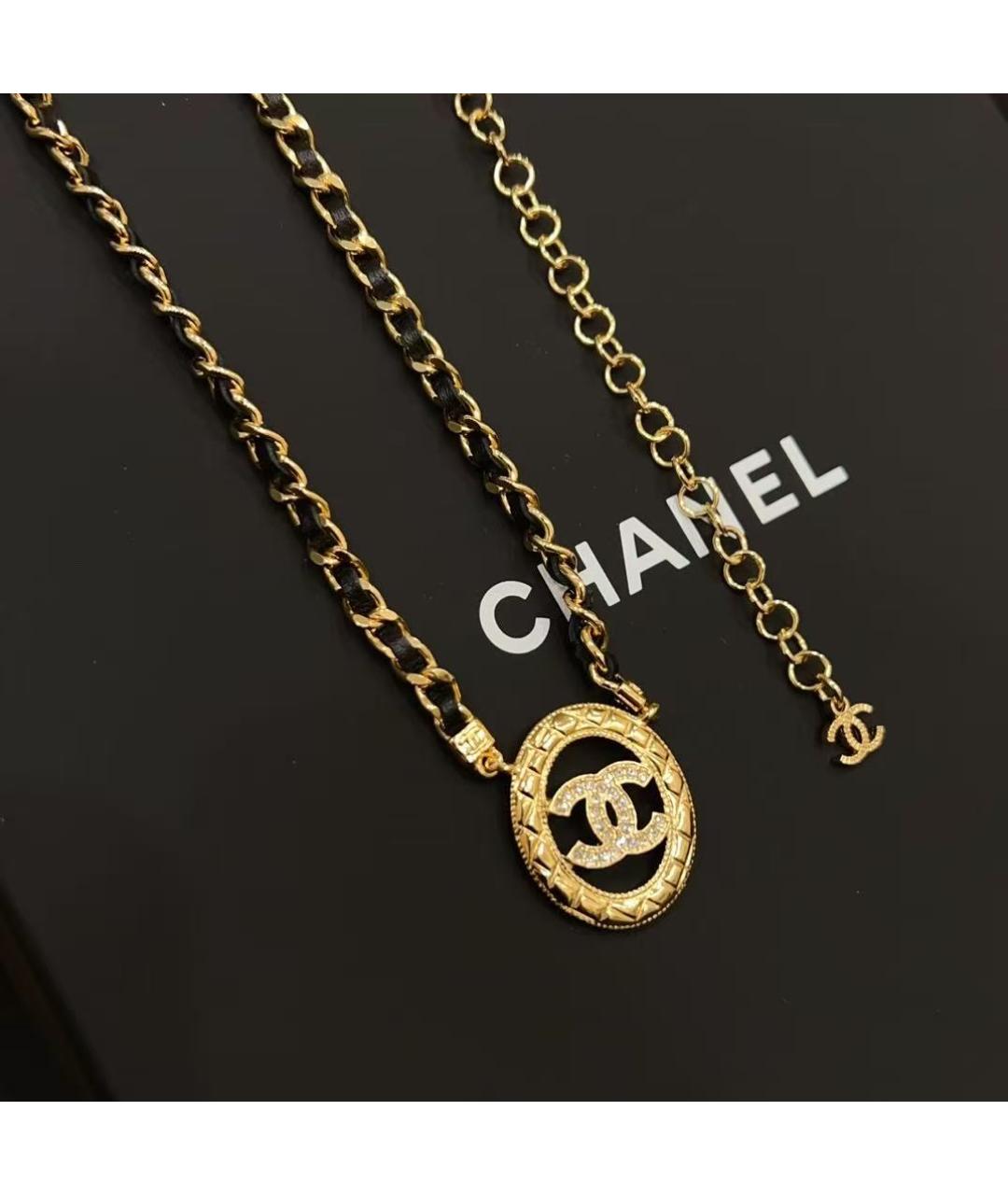 CHANEL Золотая подвеска, фото 3
